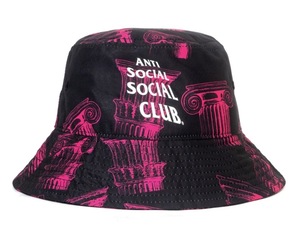 Anti Social Social Club Collapse Bucket Cap Black/Pink