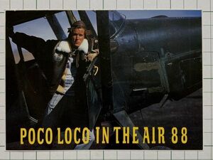 外国のステッカー：POCO LOCO... 1988 ラギッド フランス 独 蘭 デザイン 広告 ビンテージ +Mb