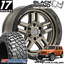 新品 BARSTOW 17インチアルミホイール BF GOODRICH M/T 285/70R17付き4本SET JEEP JKラングラー JLラングラー JTグラディエーター ジープ_画像1