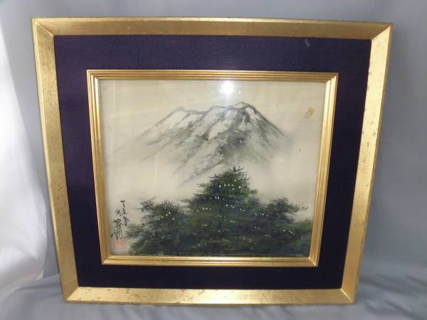 珍品 水墨画 柳沢翠月 師匠 小室翠雲･矢野鉄山, 美術品, 絵画, 水墨画