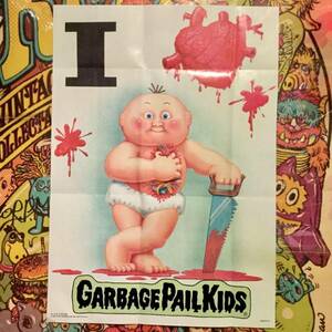1980s ガーベッジ ペイル キッズ ポスター #12 GARBAGE PAIL KIDS TOPPS ぶきみくん GPK