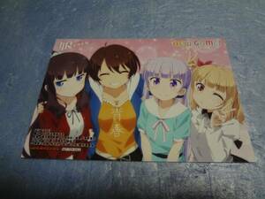 ブロマイド　娘TYPE　NEW GAME!　ひふみ・はじめ・青葉・ゆん　ゲーマーズ特典