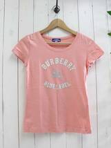 *BURBERRY BLUE LABEL バーバリーブルーレーベル*ホースマークプリント Tシャツ 38_画像1