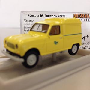  Brekina 1/87 Renault R4 полный go сеть Франция mail 14704 Brekina Renault