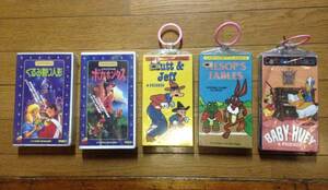 VHS anime videotape 5 pcs set poka ho ntas... tenth doll other new goods ultra rare Vintage dead stock 