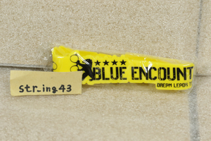 新品 BLUE ENCOUNT ラバーバンド イエローカラー 2016 夏フェス限定 グッズ ブルエン