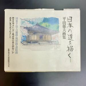 絶版 平山郁夫画集【日本の道を描く1】朝日新聞社 国東半島 吉備路 熊野路 讃岐路 それぞれの情景を描いた画集 本