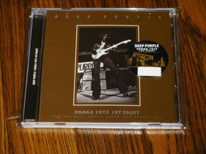 未開封新品 DEEP PURPLE / OSAKA 1972 1ST NIGHT 初回ナンバリングステッカー付 Darker Than Blue Ritchie Blackmore Ian Gillan