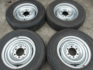 H187 送料無料 215/70R15 夏4本セット サマータイヤ LT 107/105L 215/70-15 215-70-15 YOKOHAMA DELIVERY STAR 808 15インチ鉄ホイール