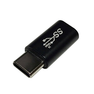 8092(1本) USB 3.1 延長アダプタ Type-C(オス) - Type-C(メス) ストレート