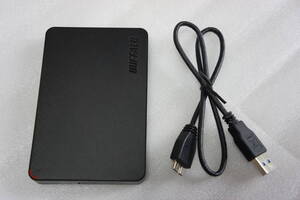 使用0時間の1T(1000G)Byte BUFFALO ポータブルHDD HD-PCFS1.0U3-BBA(1TB) 売ります♪