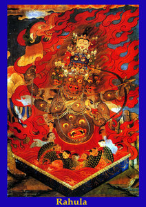 Art hand Auction Mandala Budismo Tibetano Cuadro budista A3 tamaño: 297 x 420 mm Rahula, Obra de arte, Cuadro, otros