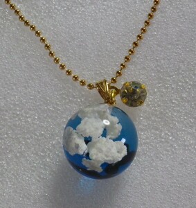  necklace # blue empty * white .* bird .# blues kai * pendant accessory 03