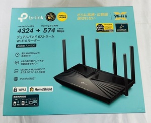 TP-Link　ティーピーリンク WiFiルーター 4324+574Mbps ARCHER AX4800　　未使用に近い（ｋ３５４）