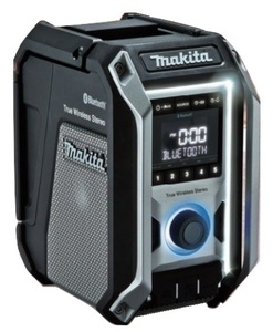 (マキタ) 充電式ラジオ MR113B 黒 本体のみ Bluetooth対応 イコライザー機能 AC100V 10.8V 14.4V 18V対応 makita