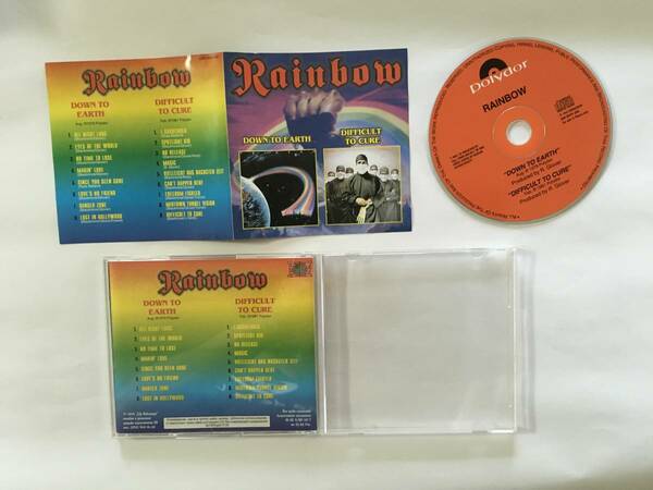 RAINBOW DOWN TO EARTH DIFFICULT TO CURE ロシア盤