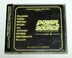 DJ FILLMORE / POWER SOURCE vol.2 CD+DVD - HYENA, Mr.Low-D, Looz, Destino, Extride, 65Syndicate, Kayzabro(DS455), El Latino