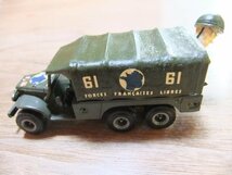 所さん☆トコロさん　Safir Champion DODGE 6X6 FORCES FRANCAISES LIBRES ダッジ 軍用トラック 　長さ約95mm 　フランス製_画像2