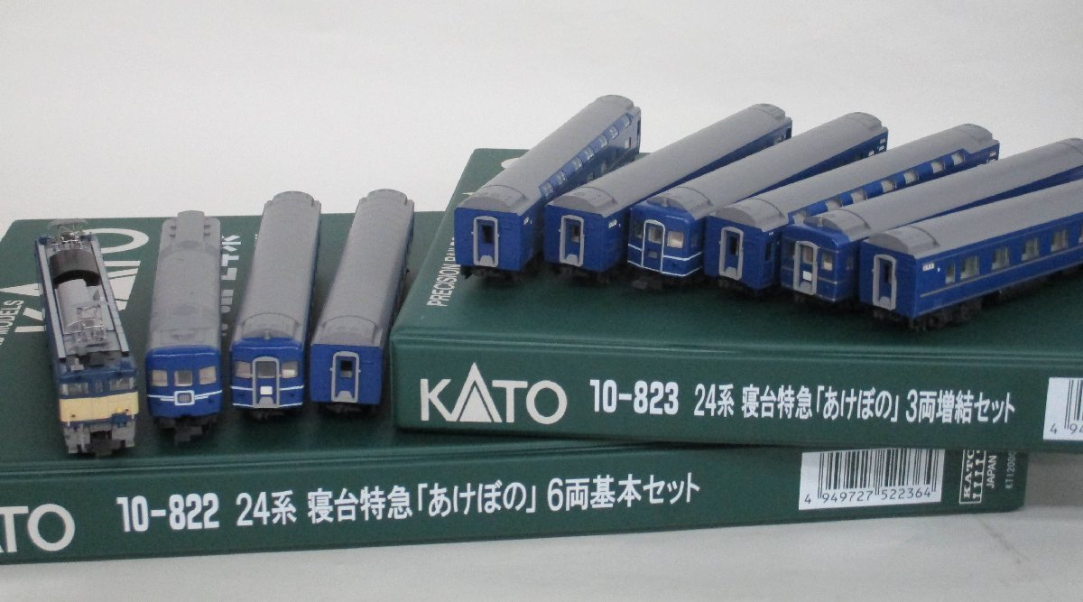 KATO 3023-7+10-822+10-823 EF64-1030 24系寝台特急「あけぼの」基本+