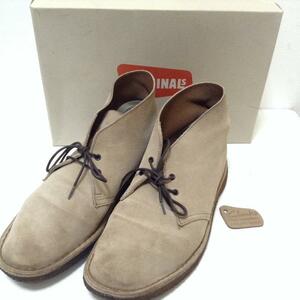 クラークス / Clarks /DESERT BOOT/デザートブーツ/wolf suede/ウルフスエード /UK8 1/2 /チャッカブーツ