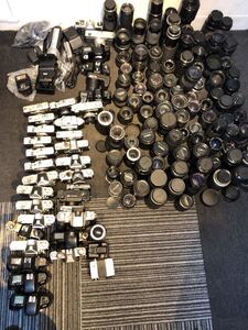 7.1 (4) 1円売り切り 送料無料 まとめ NIKON CANON OLYMPUS ニコン キャノン オリンパス フィルム レンズ カメラ70kg ジャンク