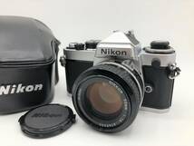 ★美品 動作確認済 ニコン Nikon FE フィルムカメラ + Ai 50mm f/1.4 レンズ 露出計 稼働 シャッター、絞り羽根ＯＫ　ケース付_画像1