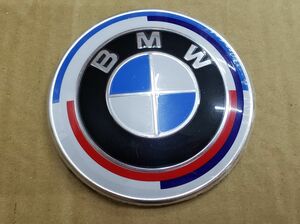 BMW 50th エンブレム ボンネット 82mm 新型 50周年 M クラシック F20 F21 F40 F22 F23 F44 F45 F46 F87 F30 F31 F34 F80 F36 F82 F83