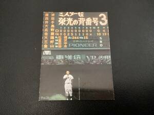 美品　カルビー74年　長島（巨人）No.421　プロ野球カード