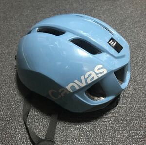 OGK Kabuto Canvas Sports Ash Blue M/Lオージーケーカブト ヘルメット キャンバス スポーツ アッシュブルー JCF公認ステッカー