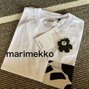 新品 マリメッコ半袖tシャツ S 白 ホワイト marimekko