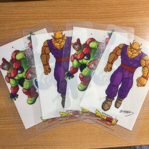 【4枚セット】ドラゴンボール超 スーパーヒーロー 映画 入場者特典 ビジュアルクリアボード ガンマ2号 ピッコロ