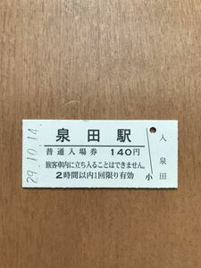 JR東日本 奥羽本線 泉田駅（平成29年）