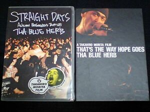 DVD2枚[THA BLUE HERB/STRAIGHT DAYS+THAT'S THE WAY HOPE GOES]BOSS LIFE STORY DJ KRUSH般若NORIKIYO漢MSC降神DJ BAKU YAS OLIVE OIL