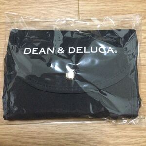新品 DEAN & DELUCA ディーン&デルーカ ショッピングバッグ エコバッグ 黒色(ブラック) 正規店購入 バック カバン 折りたたみ トート