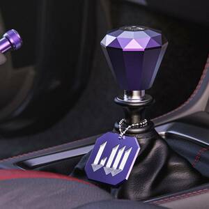 WE ARE LIKEWISE diamond purple purple USDM JDM Like wise AT MT all-purpose shift knob 8 10 12 1.25 1.5