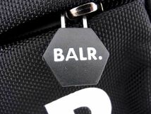 1円 ■新品同様■ BALR. ボーラー ナイロン ウエストバッグ ウエストポーチ ボディバッグ メンズ レディース ブラック系 AA8128VN_画像7