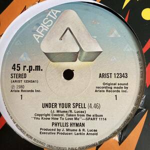 Phyllis Hyman - Under Your Spell / Kiss You All Over 12 INCH