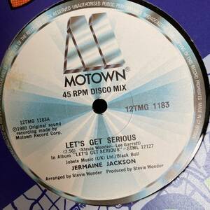 Jermaine Jackson - Let's Get Serious / Je Vous Aime Beaucoup 12 INCH