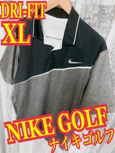 NIKE Nike Golf GOLF Nike рубашка-поло Golf одежда DRI-FIT XL размер 