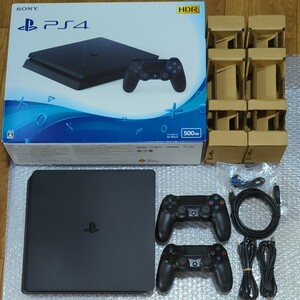 SONY　PlayStation4 PS4本体　CUH-2100AB01 500GB プレイステーション4 完品ジェット・ブラック