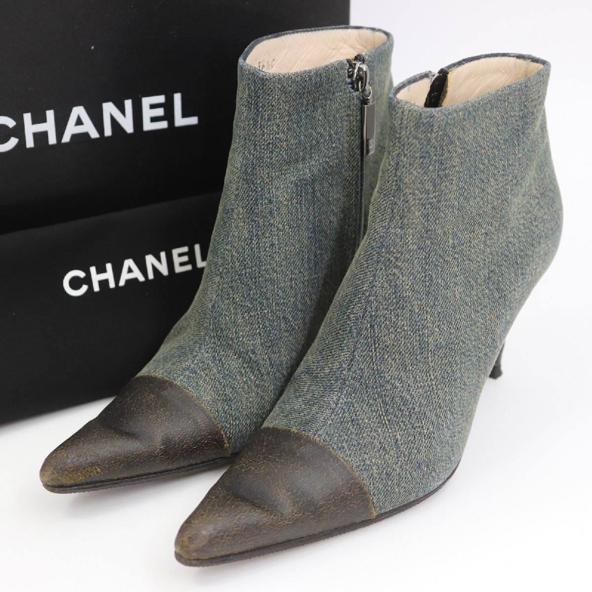 ヤフオク! -シャネル ショートブーツの中古品・新品・未使用品一覧