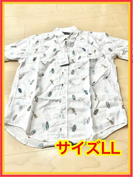 シャツ メンズ服 サイズLL 新品