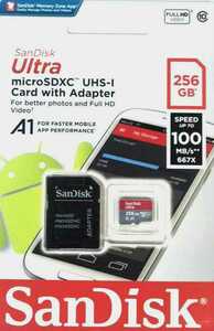 Sandisk microsd card 256GB 112