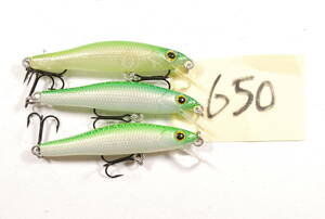 メガバス　MEGABASS　X-５５　F　 ３個　セット　６５０