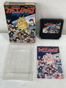 ★【希少 ファミコンソフト】ファミコンジャンプ 英雄列伝 箱・取扱説明書付き 端子メンテナンス済★動作品 良品 送料210円～