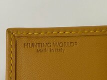 ◎【HUNTING WORLD】メンズ長財布/薄型　コンパクト/ネイビー/MADE IN ITALY/USED/kt1089_画像5