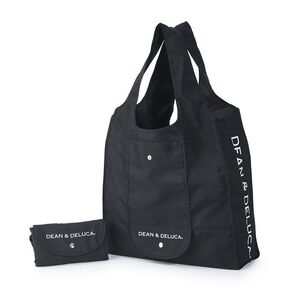 ディーン&デルーカ ショッピングバッグ エコバッグ ブラック DEAN&DELUCA トートバッグ レジ袋 ディーンアンドデルーカ