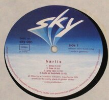 ^^ Harlis Harlis [ GERMANY ORIG '76 Sky Records sky 001]_画像3