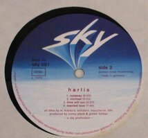 ^^ Harlis Harlis [ GERMANY ORIG '76 Sky Records sky 001]_画像4