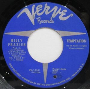 ■DEEP45 Billy Frazier/Temptation (Is So Hard To Fight) / Try Me[ Verve VK-10501]'67